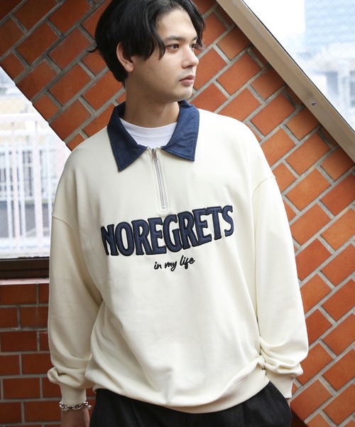 CHEEZE˓˓༼ˀᵕ̈༽ デニム ハーフジッププルオーバー ▶︎MEN'S: L CHEEZE˓˓༼ˀᵕ̈༽ デニム ハーフジッププルオーバー ▶︎MEN'S: L CHEEZE