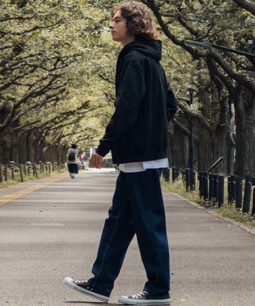 OUTDOOR PRODUCTS（アウトドアプロダクツ）の「【OUTDOOR PRODUCTS/アウトドアプロダクツ】ニットフリース ZIPパーカー（パーカー・メンズ・グレー/ブラック・MEDIUM/LARGE/X-LARGE）」の7枚目の写真
