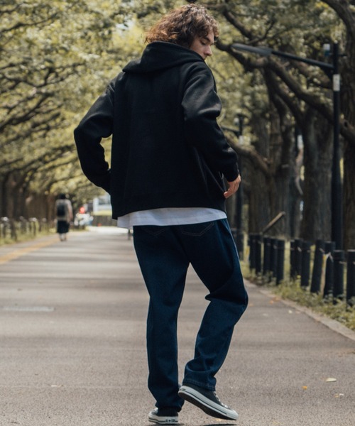 OUTDOOR PRODUCTS（アウトドアプロダクツ）の「【OUTDOOR PRODUCTS/アウトドアプロダクツ】ニットフリース ZIPパーカー（パーカー・メンズ・グレー/ブラック・MEDIUM/LARGE/X-LARGE）」の8枚目の写真