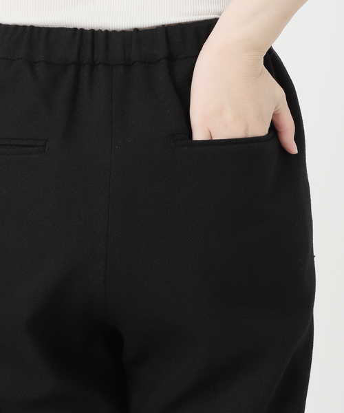 B.C STOCK（ベーセーストック）の「裏起毛ストレートパンツ（スラックス・レディース・ブラック/ブラック系その他/ホワイト・FREE）」の15枚目の写真