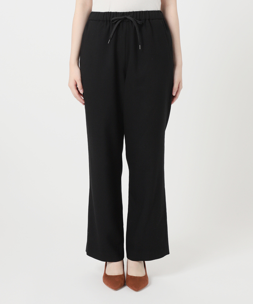 B.C STOCK（ベーセーストック）の「裏起毛ストレートパンツ（スラックス・レディース・ブラック/ブラック系その他/ホワイト・FREE）」の10枚目の写真