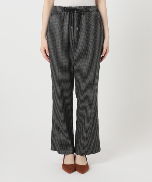 B.C STOCK（ベーセーストック）の「裏起毛ストレートパンツ（スラックス・レディース・ブラック/ブラック系その他/ホワイト・FREE）」の8枚目の写真