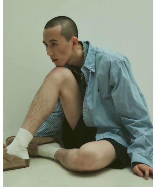 The Role design(ザロールデザイン)の「【 The Role design / ザ・ロールデザイン 】 SHORT RIB SOCKS MENS / ショートリブソックス メンズ(ソックス/靴下・メンズ・ホワイト/ブラック/ライトイエロー/ブルー・FREE)」の5枚目の写真