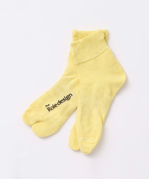 The Role design(ザロールデザイン)の「【 The Role design / ザ・ロールデザイン 】 SHORT RIB SOCKS MENS / ショートリブソックス メンズ(ソックス/靴下・メンズ・ホワイト/ブラック/ライトイエロー/ブルー・FREE)」の13枚目の写真