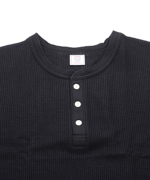 JEMORGAN(ジェーイーモーガン)の「『JEMORGAN LONG JOHNS/ジェーイーモーガンロングジョーンズ』L/S ヘンリーネック長袖Tシャツ【+】(Tシャツ/カットソー・メンズ・杢グレー/ネイビー/ナチュラル/ホワイト/ブラック/カーキ/チャコール・M/L/XL/S)」の21枚目の写真