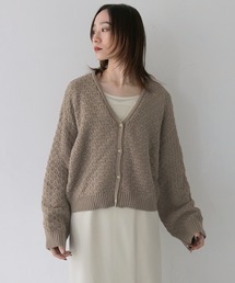 CLEIO | 【CLEIO】2WAYビッグカラーカーディガン(カーディガン/ボレロ)