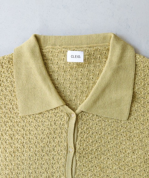 CLEIO（クレイオ）の「【CLEIO】2WAYビッグカラーカーディガン（カーディガン/ボレロ・レディース・オリーブ/ベージュ/アイボリー・FREE）」の6枚目の写真