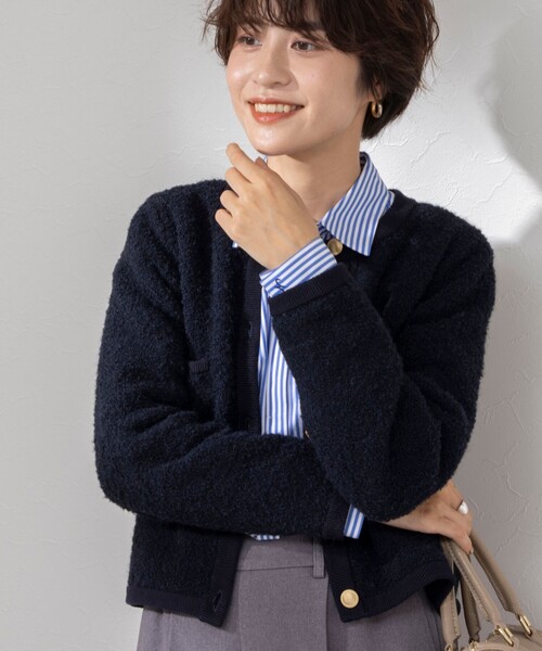 NOLLEY’S(ノーリーズ)の「パールボタンシャツ(シャツ/ブラウス・レディース・ホワイト/レッド系その他3/ブルー系その他3・38/36)」の6枚目の写真