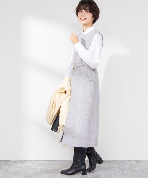 NOLLEY’S(ノーリーズ)の「パールボタンシャツ(シャツ/ブラウス・レディース・ホワイト/レッド系その他3/ブルー系その他3・38/36)」の14枚目の写真