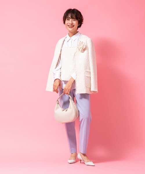 NOLLEY’S(ノーリーズ)の「パールボタンシャツ(シャツ/ブラウス・レディース・ホワイト/レッド系その他3/ブルー系その他3・38/36)」の19枚目の写真