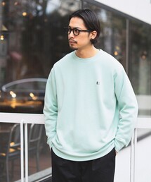B:MING by BEAMS | B:MING by BEAMS / ポンチ ワンポイント クルーネック カットソー(スウェット)