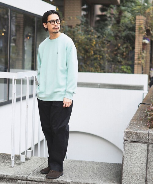 B:MING by BEAMS（ビーミングバイビームス）の「B:MING by BEAMS / ポンチ ワンポイント クルーネック カットソー（スウェット・メンズ・ライトブルー/ケリー/ブラウン系その他5・LARGE/X-LARGE/SMALL/MEDIUM）」の10枚目の写真