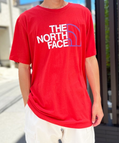 【セール】【THE NORTH FACE】ノースフェイス Short Sleeve Half Dome Tee ロゴTシャツ NF0A4M4P（Tシャツ/カットソー）｜THE NORTH FACE（ザノースフェイス）