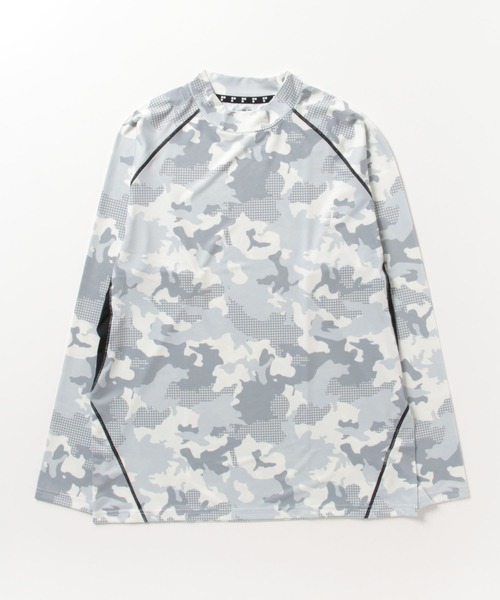 EXCELLENT FINE(エクセレント ファイン)の「ドライ ストレッチ ベア天竺 モックネック 長袖 Tシャツ (EXCELLENT FINE) エクセレントファイン 大きいサイズ メンズ(ジャージ・メンズ・ブルー/ホワイト/ブラック/グリーン・X3(6L~7L)/X1(3L~4L)/X4(8L~9L)/X2(4L~5L))」の2枚目の写真