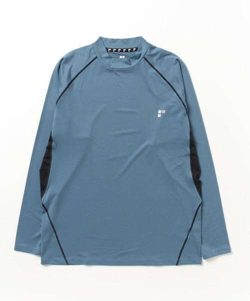 EXCELLENT FINE(エクセレント ファイン)の「ドライ ストレッチ ベア天竺 モックネック 長袖 Tシャツ (EXCELLENT FINE) エクセレントファイン 大きいサイズ メンズ(ジャージ・メンズ・ブルー/ホワイト/ブラック/グリーン・X3(6L~7L)/X1(3L~4L)/X4(8L~9L)/X2(4L~5L))」の4枚目の写真