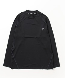 ドライ ストレッチ ベア天竺 モックネック 長袖 Tシャツ (EXCELLENT FINE) エクセレントファイン 大きいサイズ メンズ
