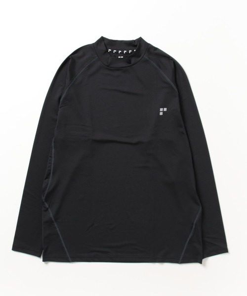EXCELLENT FINE(エクセレント ファイン)の「ドライ ストレッチ ベア天竺 モックネック 長袖 Tシャツ (EXCELLENT FINE) エクセレントファイン 大きいサイズ メンズ(ジャージ・メンズ・ブルー/ホワイト/ブラック/グリーン・X3(6L~7L)/X1(3L~4L)/X4(8L~9L)/X2(4L~5L))」の3枚目の写真