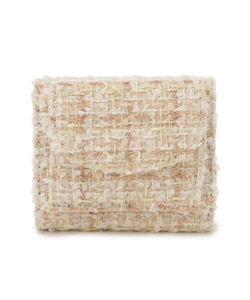 SHOO・LA・RUE（シューラルー）の「◆ツイード三つ折りウォレット（財布・レディース・ブルー系その他/ベージュ系その他7/イエロー系3/ブラック・00）」の5枚目の写真