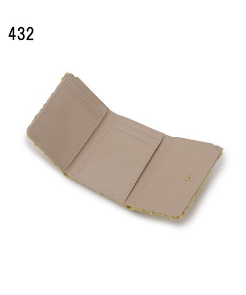 SHOO・LA・RUE（シューラルー）の「◆ツイード三つ折りウォレット（財布・レディース・ブルー系その他/ベージュ系その他7/イエロー系3/ブラック・00）」の12枚目の写真