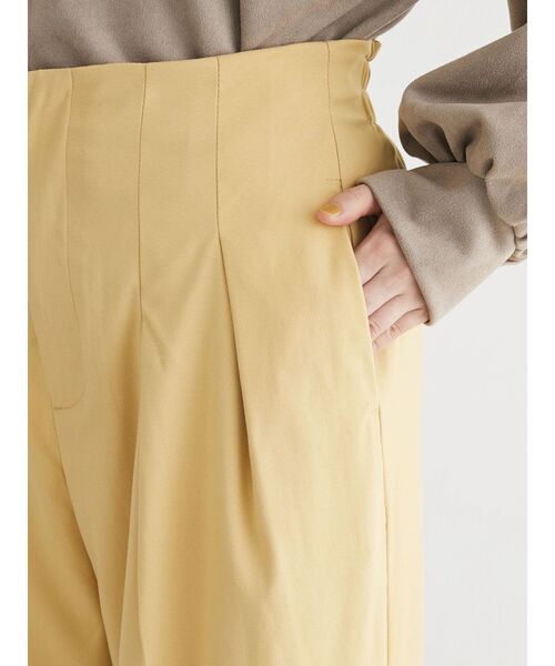 Petit fleur(プチフルール)の「・Petit Fleur ハイウエストワイドパンツ(その他パンツ・レディース・アイボリー/ブラック/イエロー/ベージュ・FREE)」の11枚目の写真