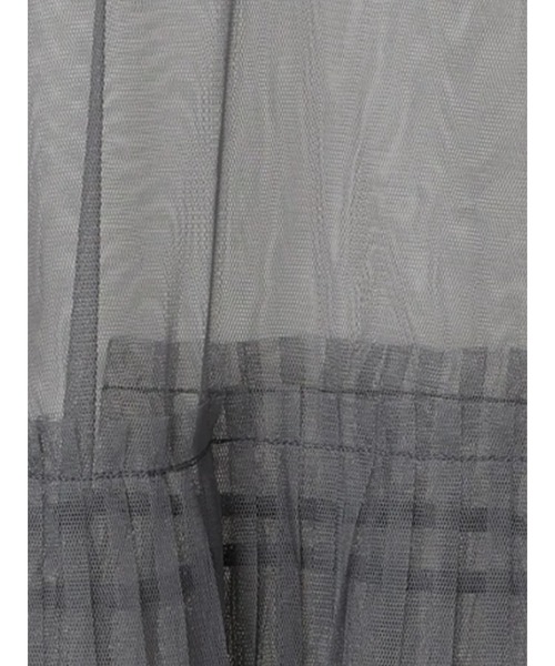 Te chichi（テチチ）の「プリーツ&フリルペプラムチュールトップス（Tシャツ/カットソー・レディース・ブラック/グレー/オフホワイト・F）」の10枚目の写真