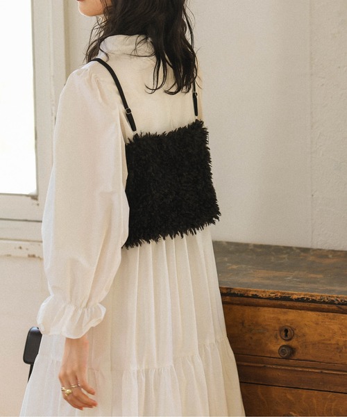 セール】フェイクファーキャミソール（キャミソール）｜La-gemme