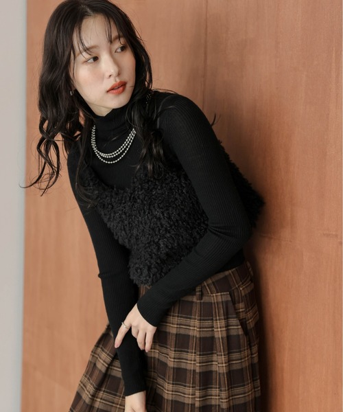 セール】フェイクファーキャミソール（キャミソール）｜La-gemme