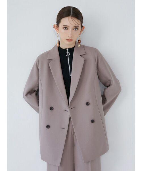 MURUA（ムルーア）の「ハーフジップリブニット（ニット/セーター・レディース・ブラック/ブルー/アイボリー・FREE）」の11枚目の写真