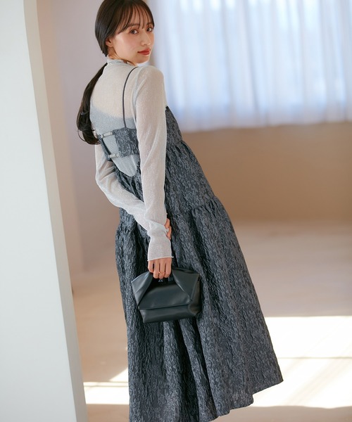 VIS（ビス）の「ラメシアーインナープルオーバー【洗える】（Tシャツ/カットソー・レディース・ブラック系その他/シルバー系その他/ゴールド系その他・FREE）」の12枚目の写真