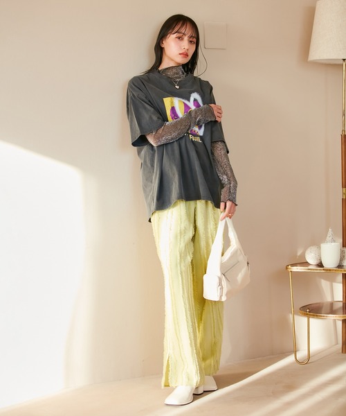 VIS（ビス）の「ラメシアーインナープルオーバー【洗える】（Tシャツ/カットソー・レディース・ブラック系その他/シルバー系その他/ゴールド系その他・FREE）」の15枚目の写真
