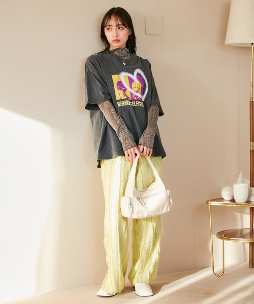 VIS（ビス）の「ラメシアーインナープルオーバー【洗える】（Tシャツ/カットソー・レディース・ブラック系その他/シルバー系その他/ゴールド系その他・FREE）」の16枚目の写真