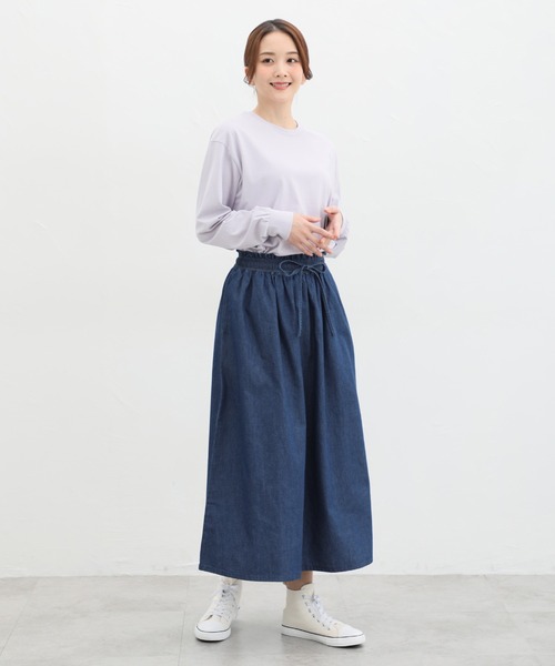 MOTHER デニムロングスカート ライトブルー　新品　るんるん motherデニムスカート（ファッション）のおすすめ人気商品一覧