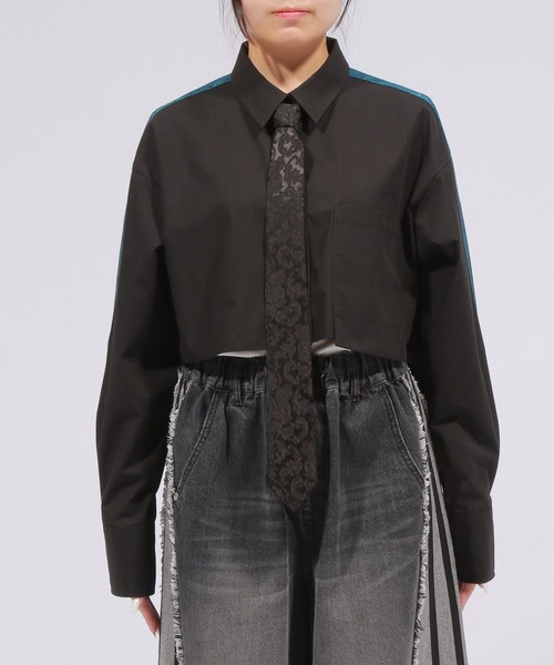 PAGEBOY ページボーイジャガードラインシャツメネクタイSET 新品