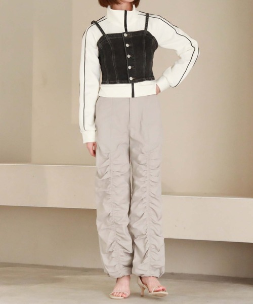 archives（アルシーヴ）の「フロントボタンデニムビスチェ（ベスト・レディース・サックスブルー/グレー・MEDIUM）」の20枚目の写真