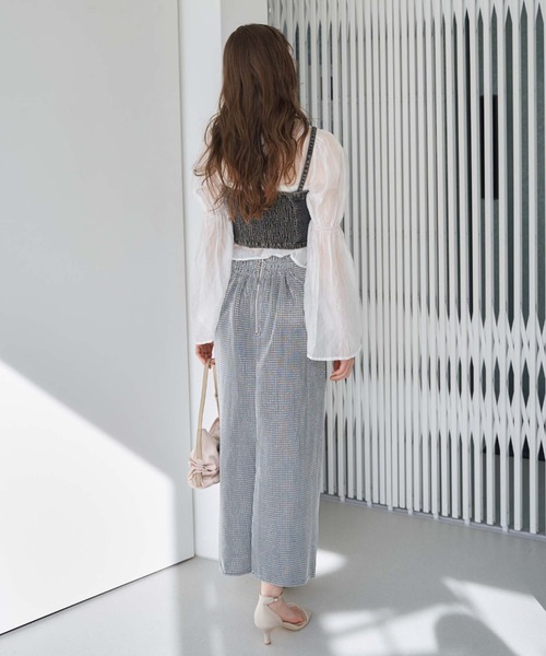 archives（アルシーヴ）の「フロントボタンデニムビスチェ（ベスト・レディース・サックスブルー/グレー・MEDIUM）」の10枚目の写真