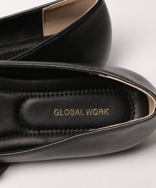 GLOBAL WORK(グローバルワーク)の「らくっションストラップパンプス/109033(パンプス・レディース・ブラック/アイボリー/ホワイト系その他7/ブラック系/ブラック系1・S/M/L)」の14枚目の写真