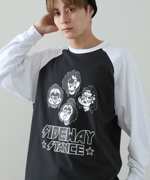 SIDEWAY STANCE | 【SIDEWAY STANCE】プリント 長袖 ラグランTシャツ(Tシャツ/カットソー)