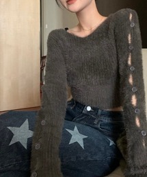 Mayree（メイリー）の「シャギーショートニット(BQ)（ニット/セーター）」