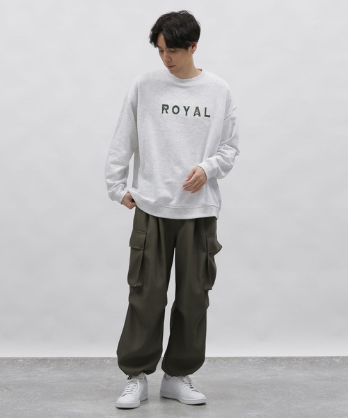 LAKOLE(ラコレ)の「イヌネコロゴ刺繍プルオーバー / 996233(スウェット・メンズ・ホワイト/チャコール/ライトグリーン/ライトグレー・X-LARGE/LARGE/MEDIUM)」の7枚目の写真