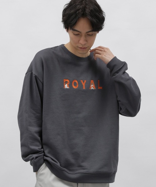 LAKOLE(ラコレ)の「イヌネコロゴ刺繍プルオーバー / 996233(スウェット・メンズ・ホワイト/チャコール/ライトグリーン/ライトグレー・X-LARGE/LARGE/MEDIUM)」の8枚目の写真