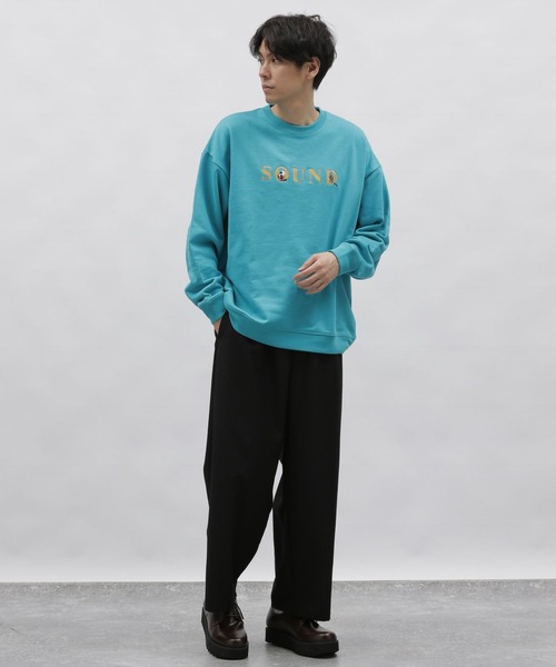 LAKOLE(ラコレ)の「イヌネコロゴ刺繍プルオーバー / 996233(スウェット・メンズ・ホワイト/チャコール/ライトグリーン/ライトグレー・X-LARGE/LARGE/MEDIUM)」の12枚目の写真