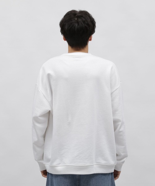 LAKOLE(ラコレ)の「イヌネコロゴ刺繍プルオーバー / 996233(スウェット・メンズ・ホワイト/チャコール/ライトグリーン/ライトグレー・X-LARGE/LARGE/MEDIUM)」の19枚目の写真