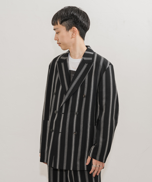 EDIFICE(エディフィス)の「シルクネップ ドビージャケット(テーラードジャケット・メンズ・ブラック・SMALL/MEDIUM/LARGE)」の2枚目の写真