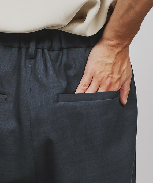 tk.TAKEO KIKUCHI（ティーケータケオキクチ）の「◆テックリネンルーズテーパードパンツ（セットアップ対応）（その他パンツ・メンズ・ブルー系その他/ライトグレー・02/03）」の19枚目の写真