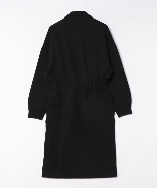 Vivienne Westwood(ヴィヴィアンウエストウッド)の「オーガニックコットン裏毛バーシティ-ウエストリブワンピース(ワンピース・レディース・キナリ/ブラック・FREE)」の3枚目の写真