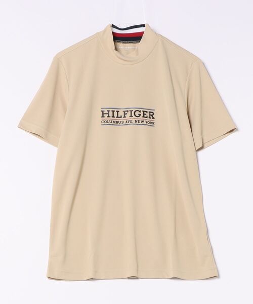 TOMMY HILFIGER GOLF（トミー ヒルフィガー ゴルフ）の「ﾌﾛﾝﾄﾛｺﾞ 半袖ﾓｯｸﾈｯｸｼｬﾂ（Tシャツ/カットソー・メンズ・サンドベージュ/ネイビー/オレンジ/ホワイト/グリーン・L/LL/XL/M）」の3枚目の写真