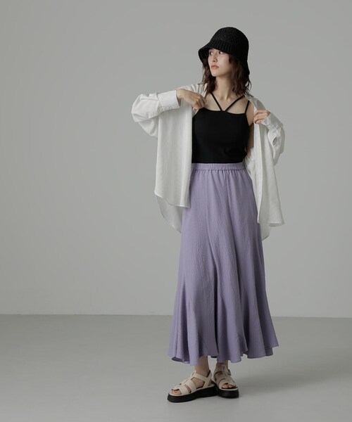 FREE'S MART（フリーズマート）の「クロシェハット（ハット・レディース・ベージュ/ブラック・ﾌﾘ-）」の12枚目の写真