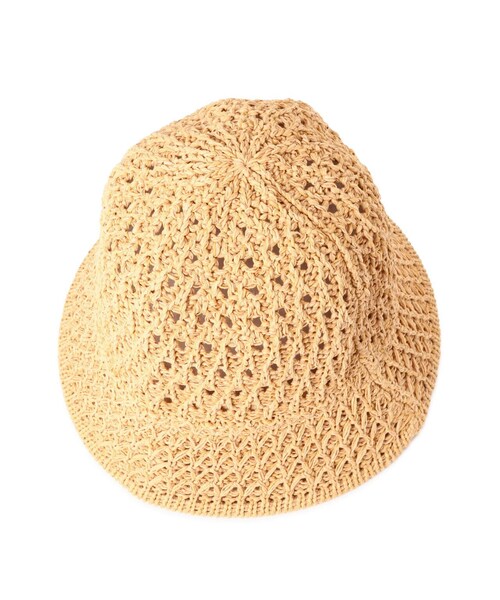 FREE'S MART（フリーズマート）の「クロシェハット（ハット・レディース・ベージュ/ブラック・ﾌﾘ-）」の19枚目の写真