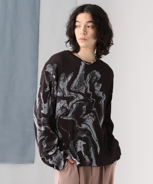 HARE（ハレ）の「メルトフラワープリントプリーツカット(HARE