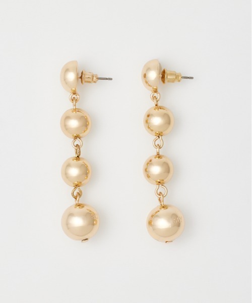 SLY（スライ）の「HANGING BALL P/EARRING ハンギング ボール ピアス（ピアス（両耳用）・レディース・シルバー/ゴールド・FREE）」の10枚目の写真